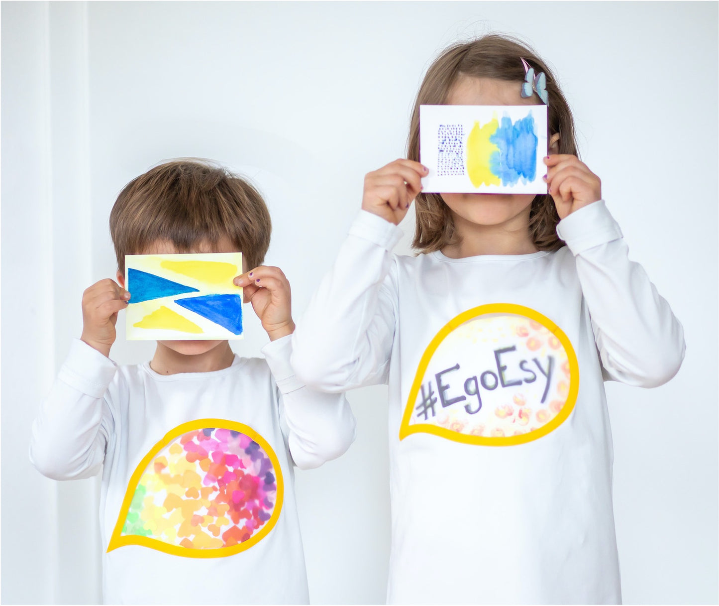 EgoEsy Shirt für Familien, MiniMe Look, eine kreative Beschäftigung für Kinder, Eltern und Großeltern; Kreativset, Bastelmaterialien