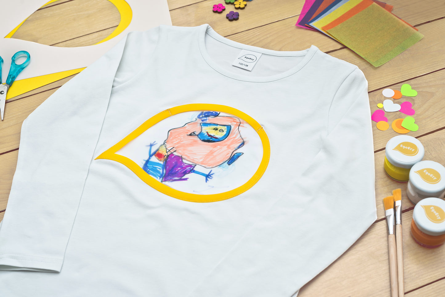 EgoEsy Shirt, kreativ und nachhaltig, Shirt selbst gestalten, Geschenkgutschein