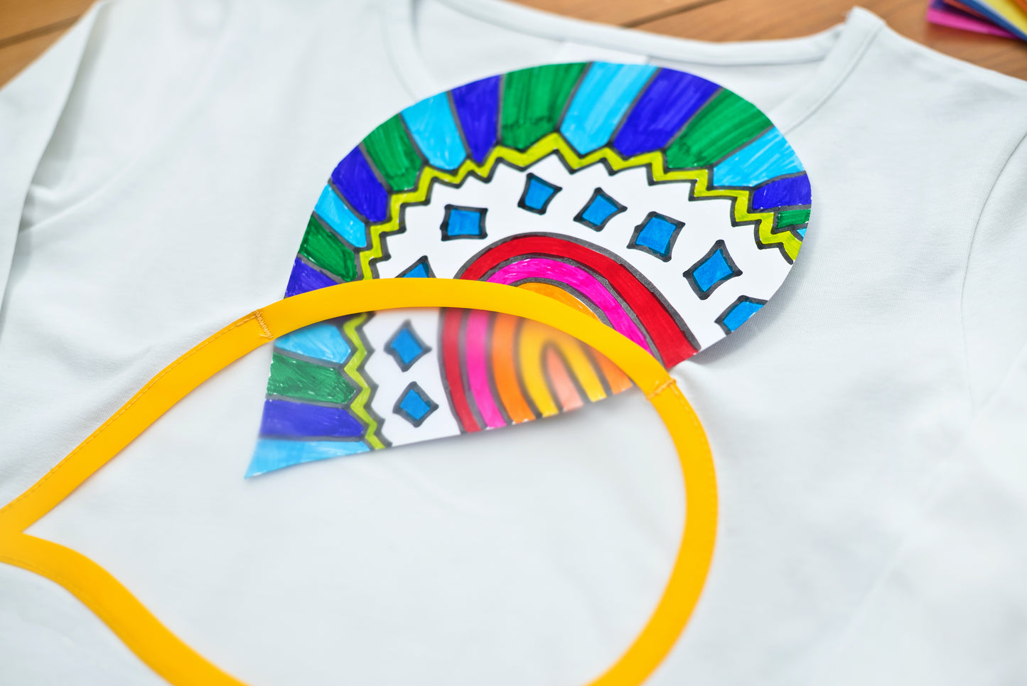 EgoEsy Shirt für Kinder und Jugendliche. Eigene Kunstwerke und Botschaften individuell und nachhaltig im Shirt tragen! Transparente Tasche zum selbst gestalten.