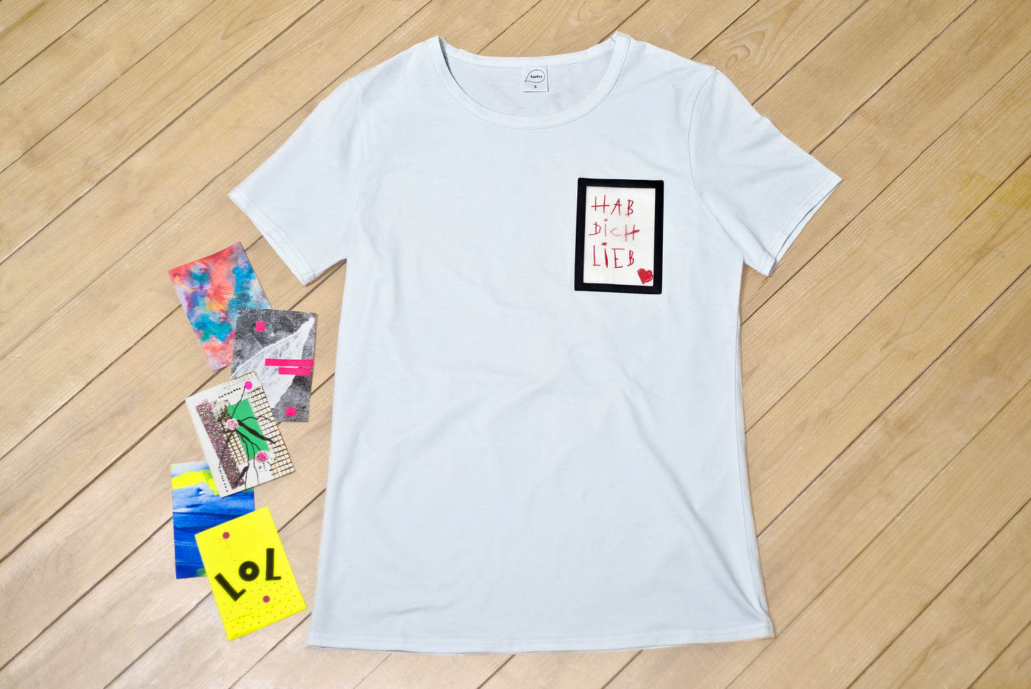 EgoEsy Shirt für Erwachsene; eigene Kunst und Botschaften tragen